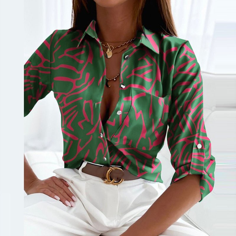 Elisa - Classic Collared Blouse
