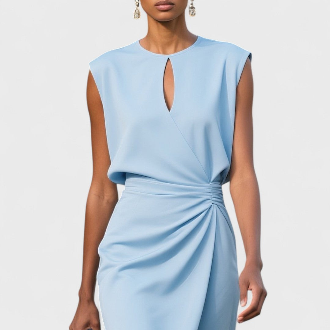 Zalie – Midi Dress with Refined Details