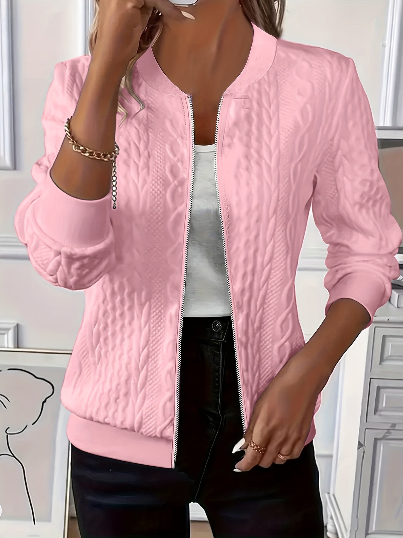 Sienna Knit Zip Jacket
