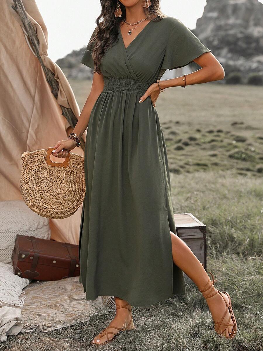 Alyssa – Elegant Maxi Split Dress