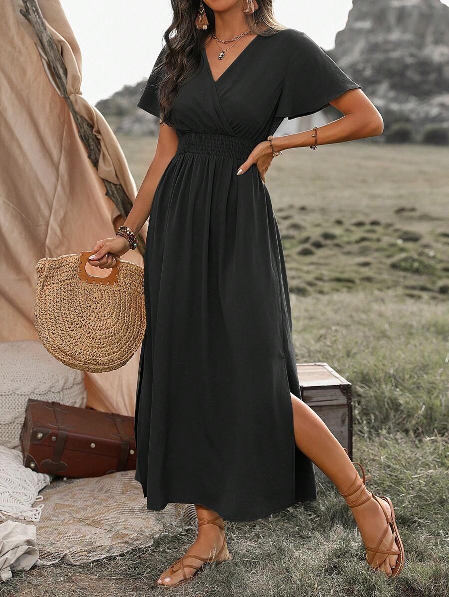 Alyssa – Elegant Maxi Split Dress