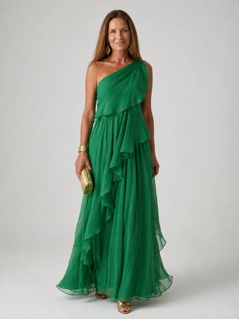 Talia - Ruffle Maxi Dress