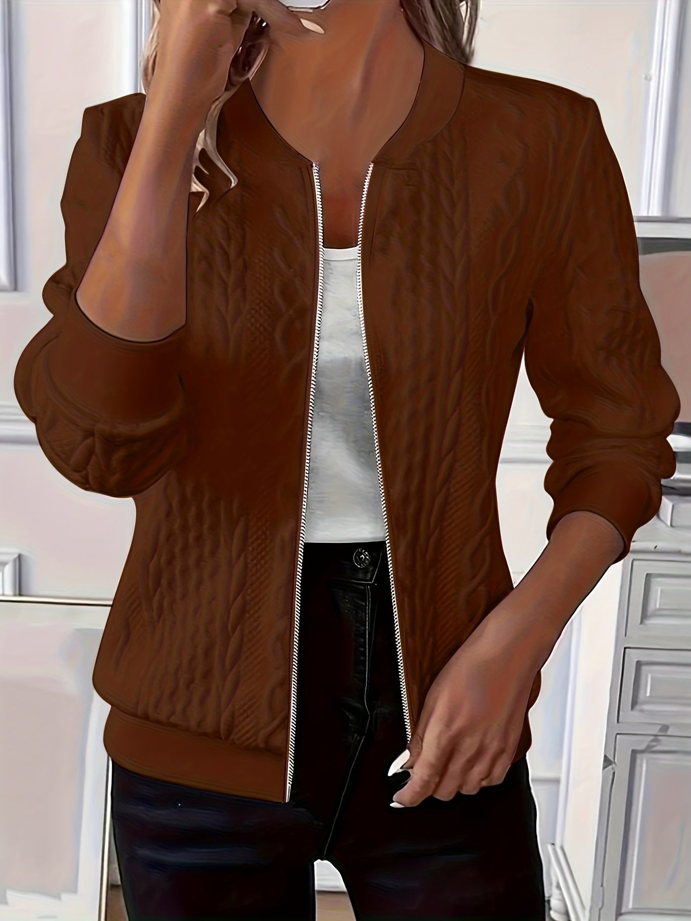 Sienna Knit Zip Jacket