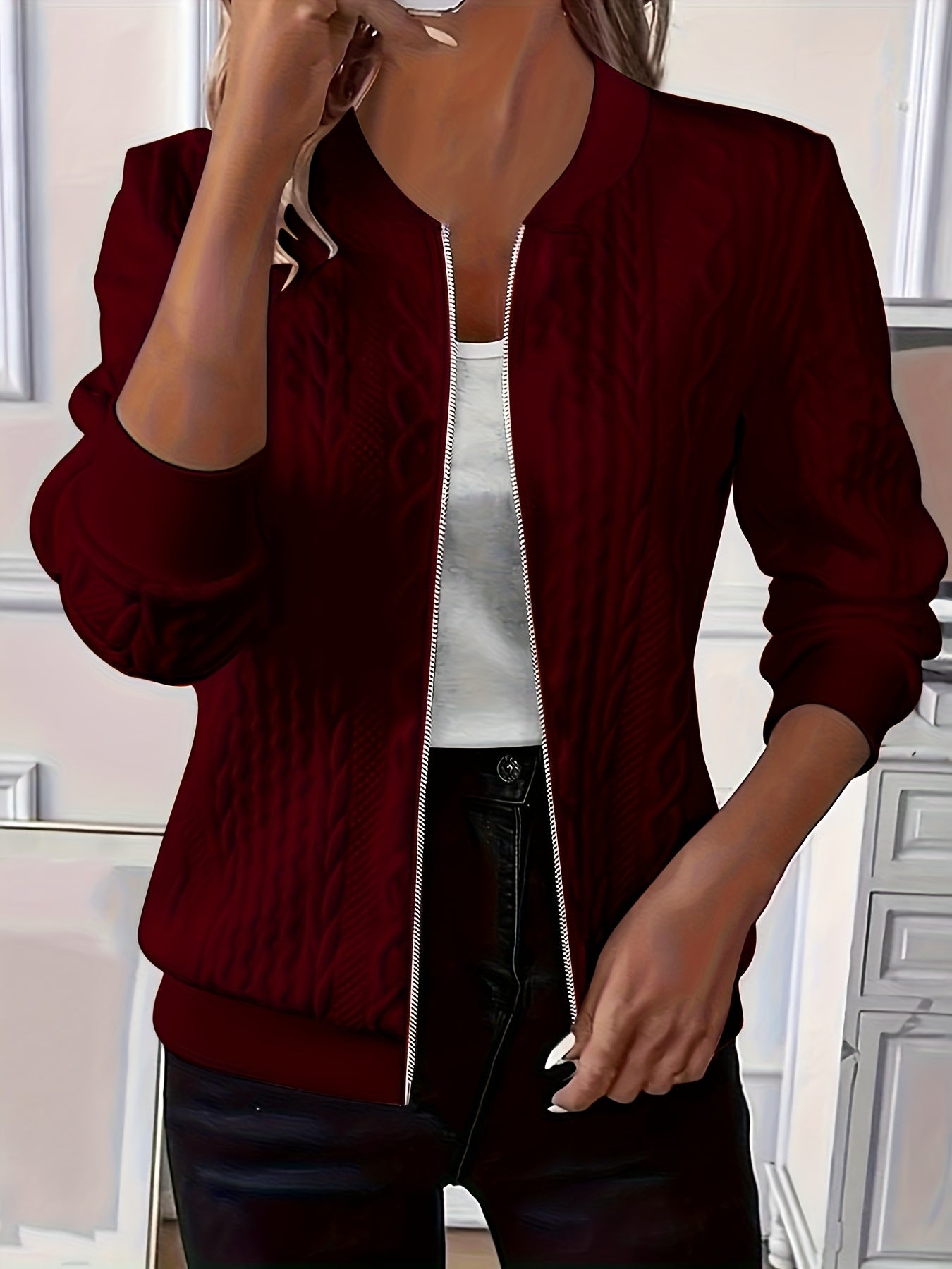 Sienna Knit Zip Jacket