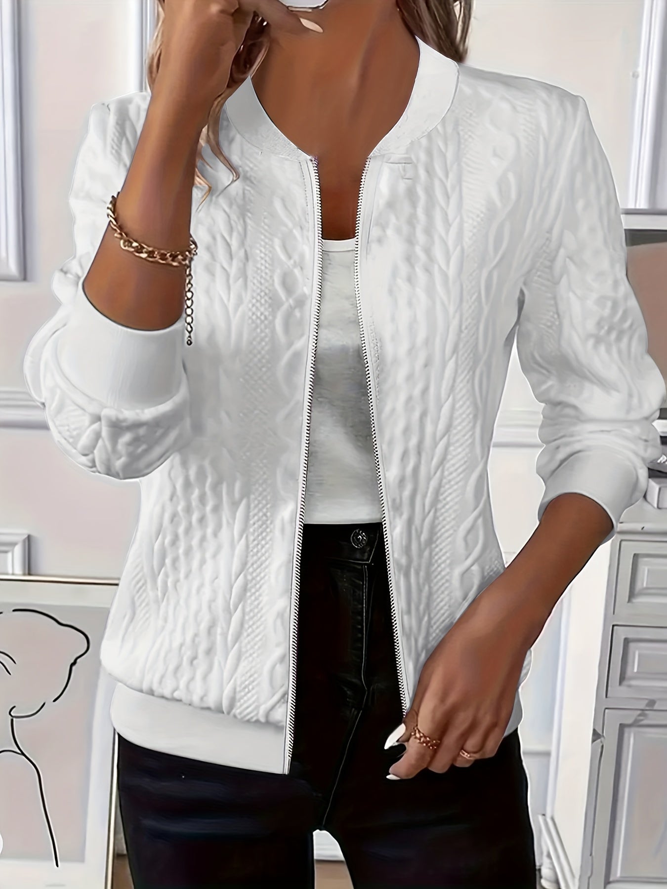 Sienna Knit Zip Jacket