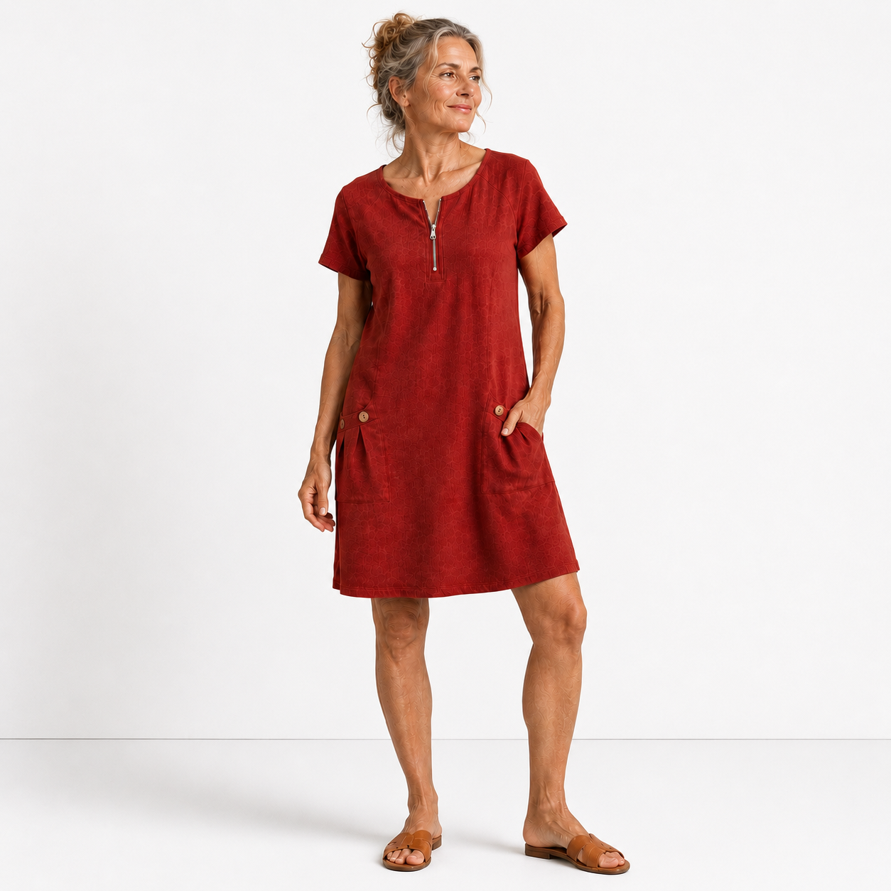 Elise - Casual Cotton Linen Dress
