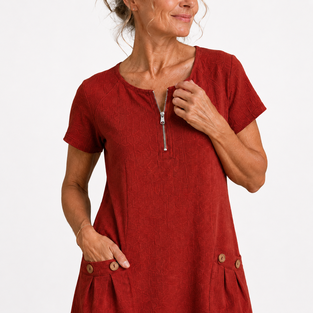 Elise - Casual Cotton Linen Dress