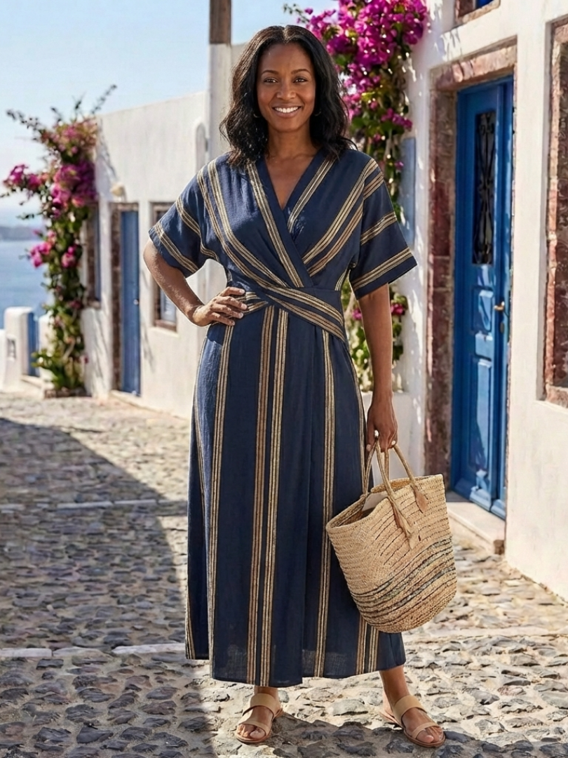 Élodie™ | Wrap Dress Santorini
