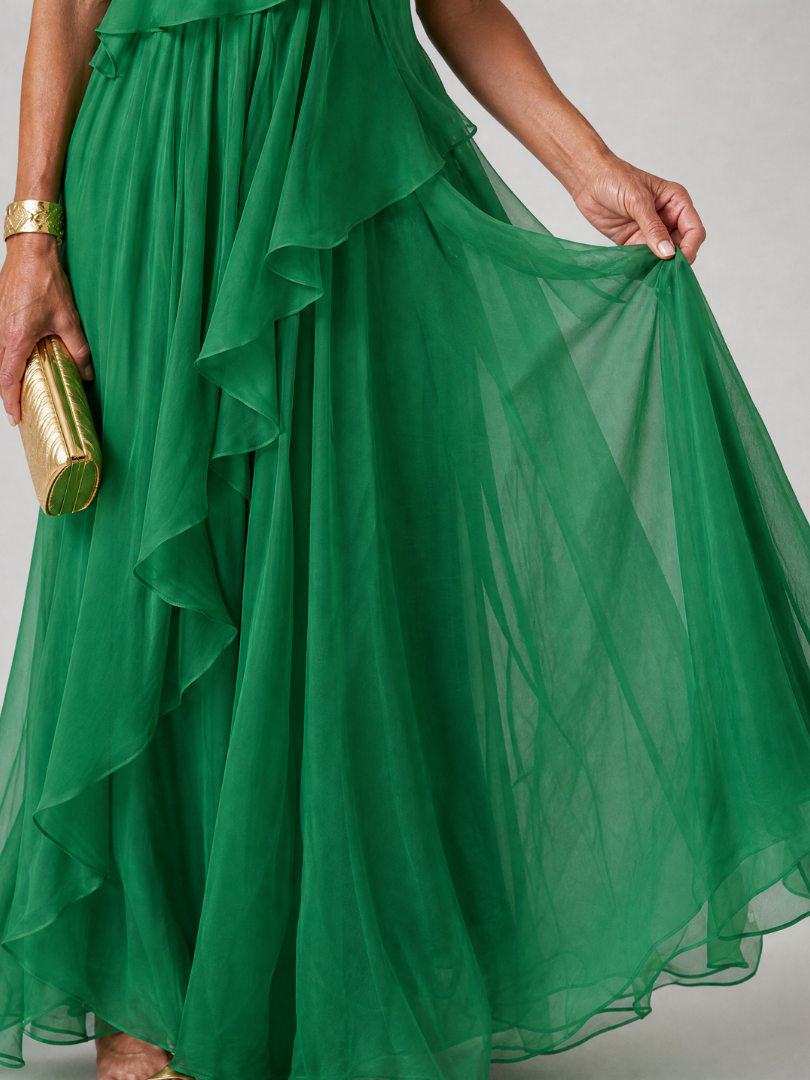 Talia - Ruffle Maxi Dress