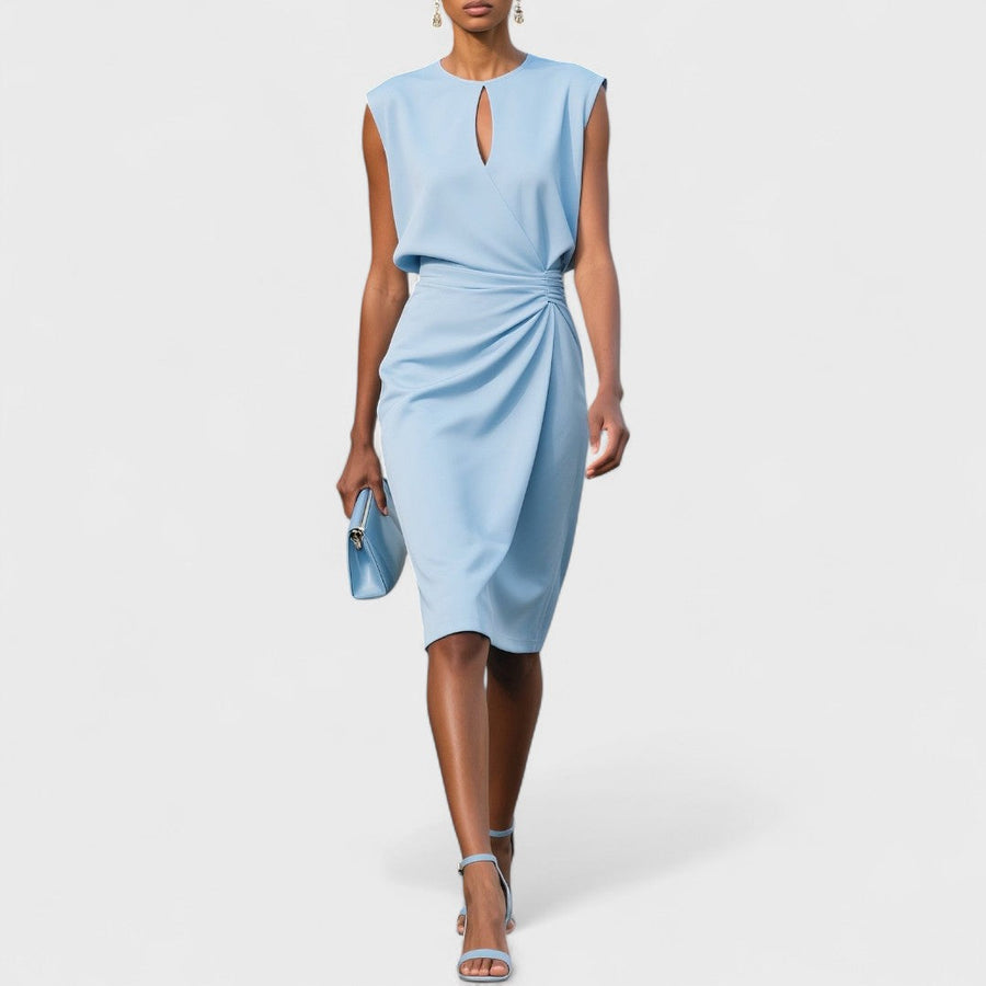 Zalie – Midi Dress with Refined Details
