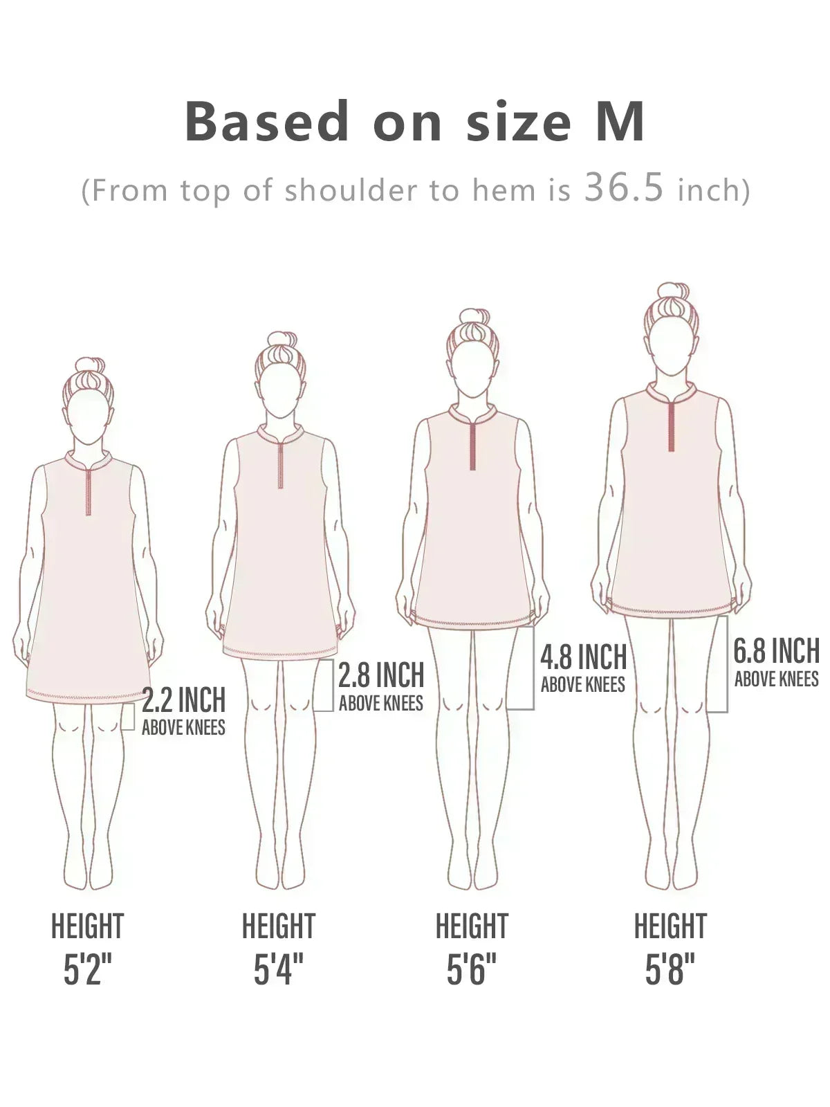 Navycore Sleeveless 36.5 Inch Dress UPF50+