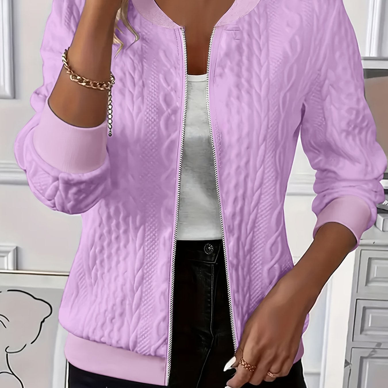 Sienna Knit Zip Jacket