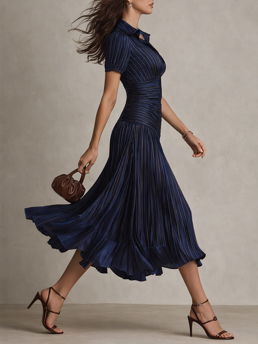Adriana - Satin Midi Dress