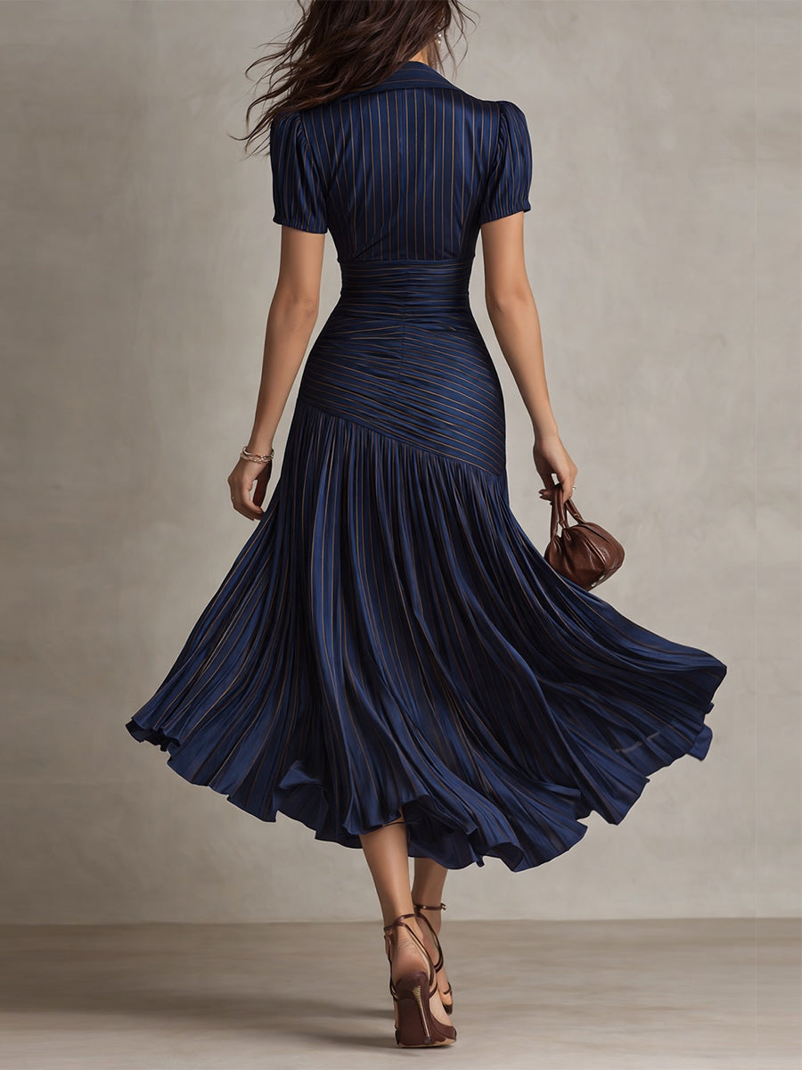 Adriana - Satin Midi Dress