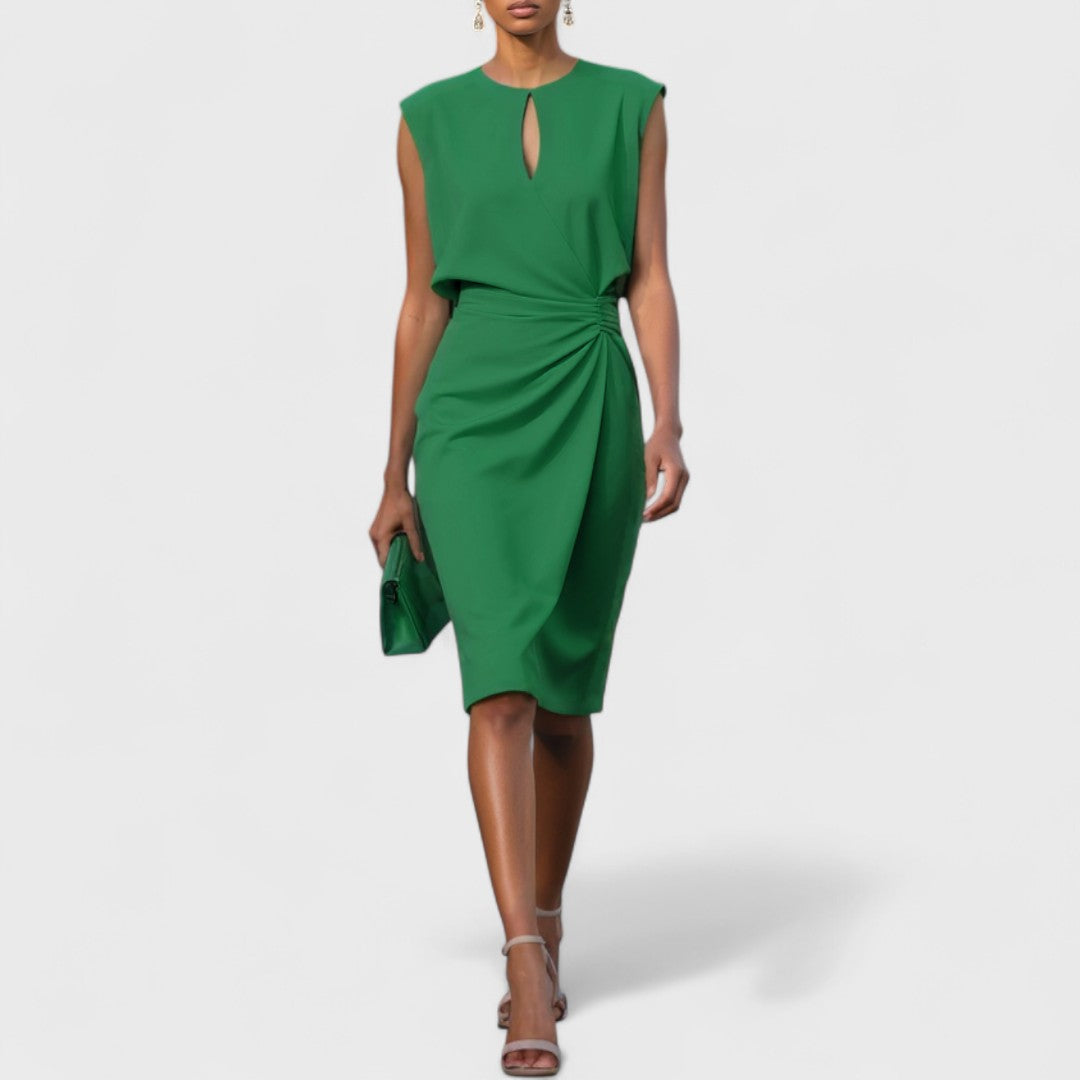 Zalie – Midi Dress with Refined Details