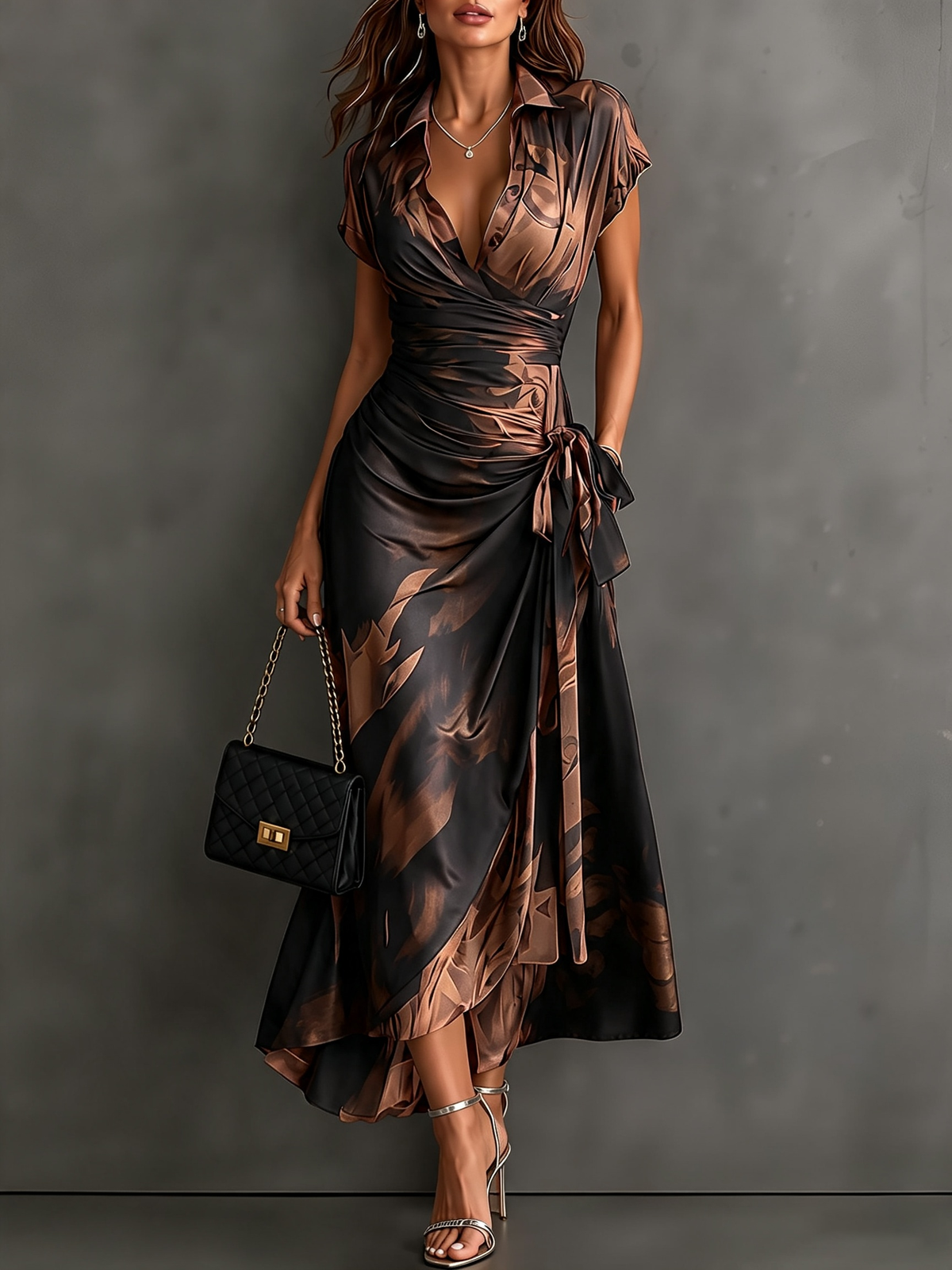 Belinda - Wrap Midi Dress