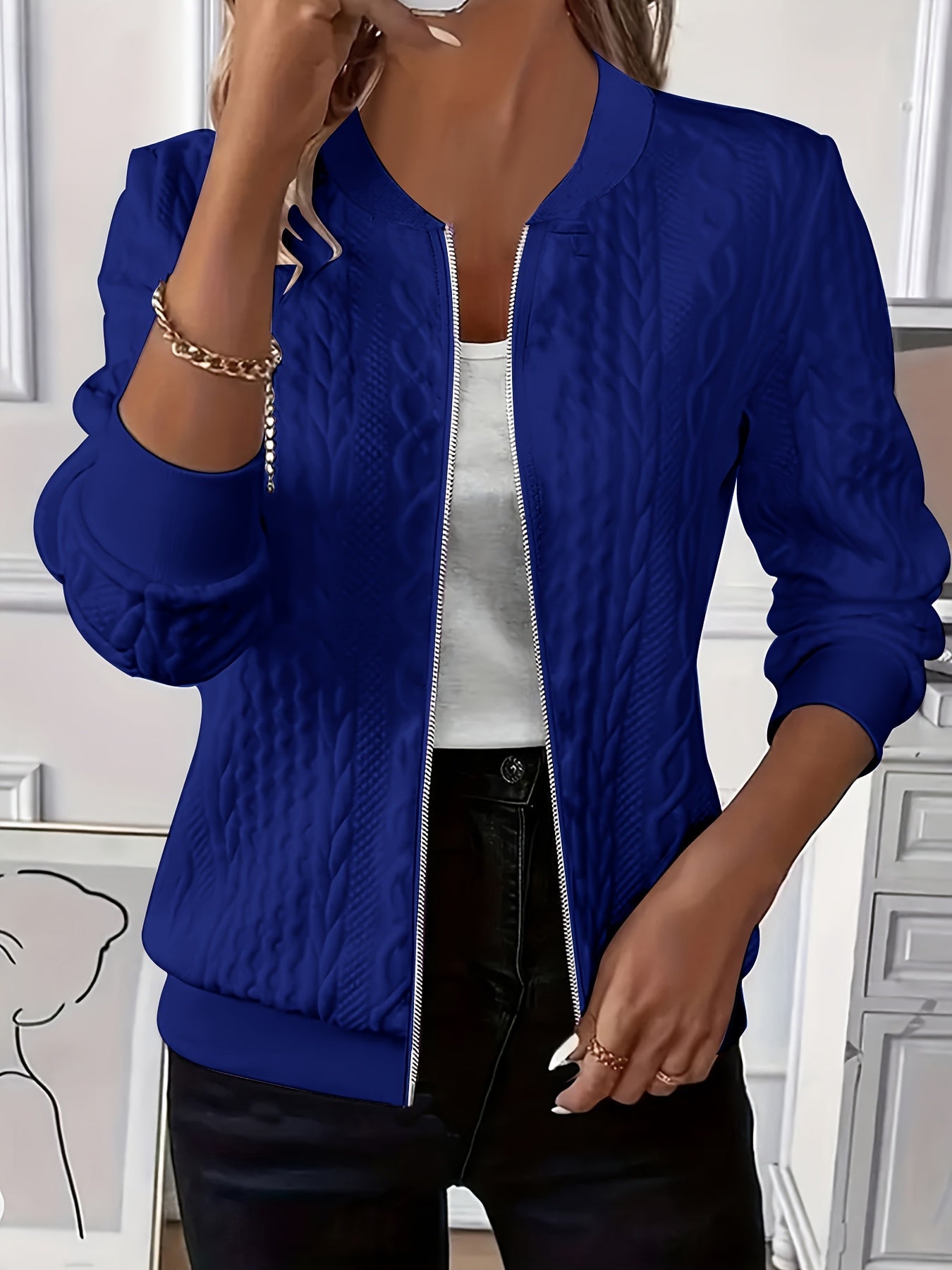 Sienna Knit Zip Jacket
