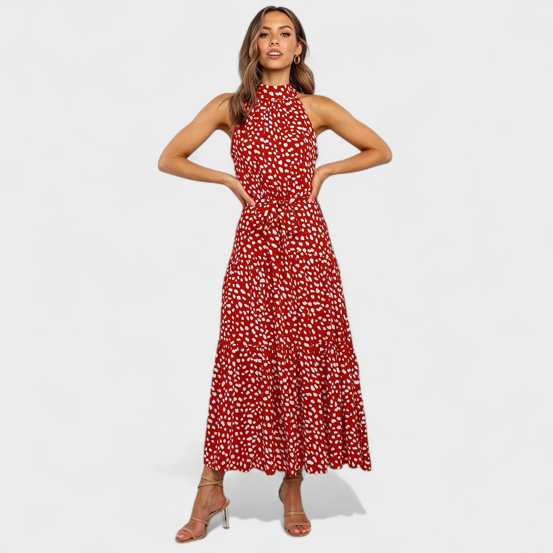 Kitty - Polka Dot Maxi Dress