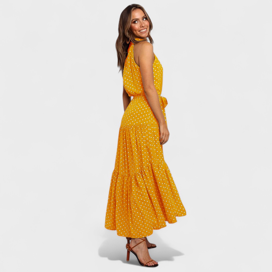 Kitty - Polka Dot Maxi Dress