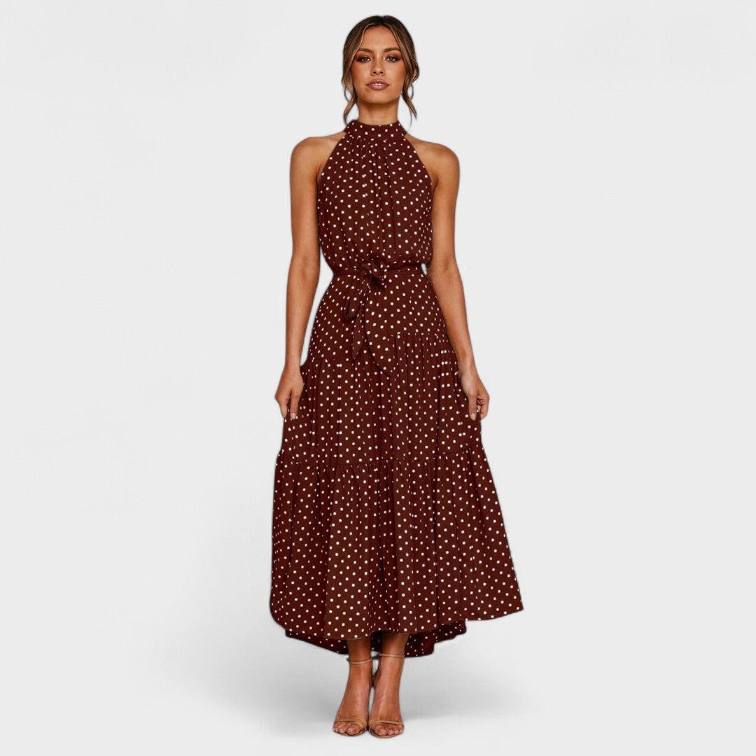 Kitty - Polka Dot Maxi Dress