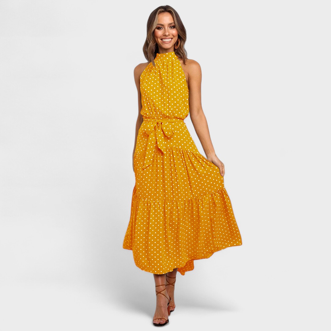 Kitty - Polka Dot Maxi Dress