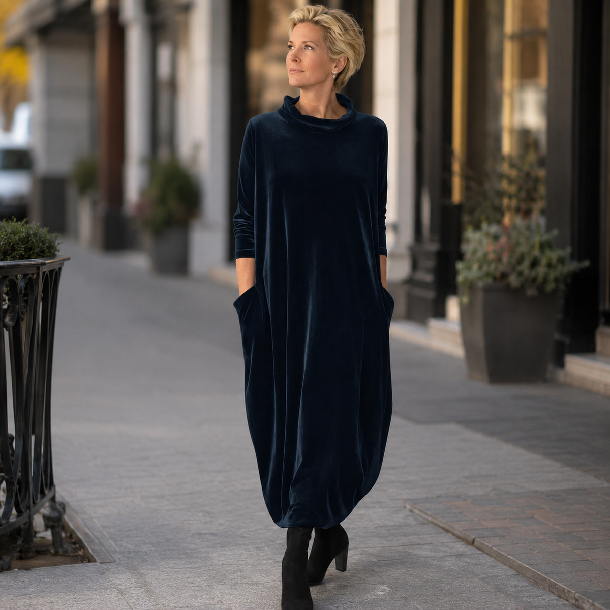 Leona - Velvet Maxi Dress
