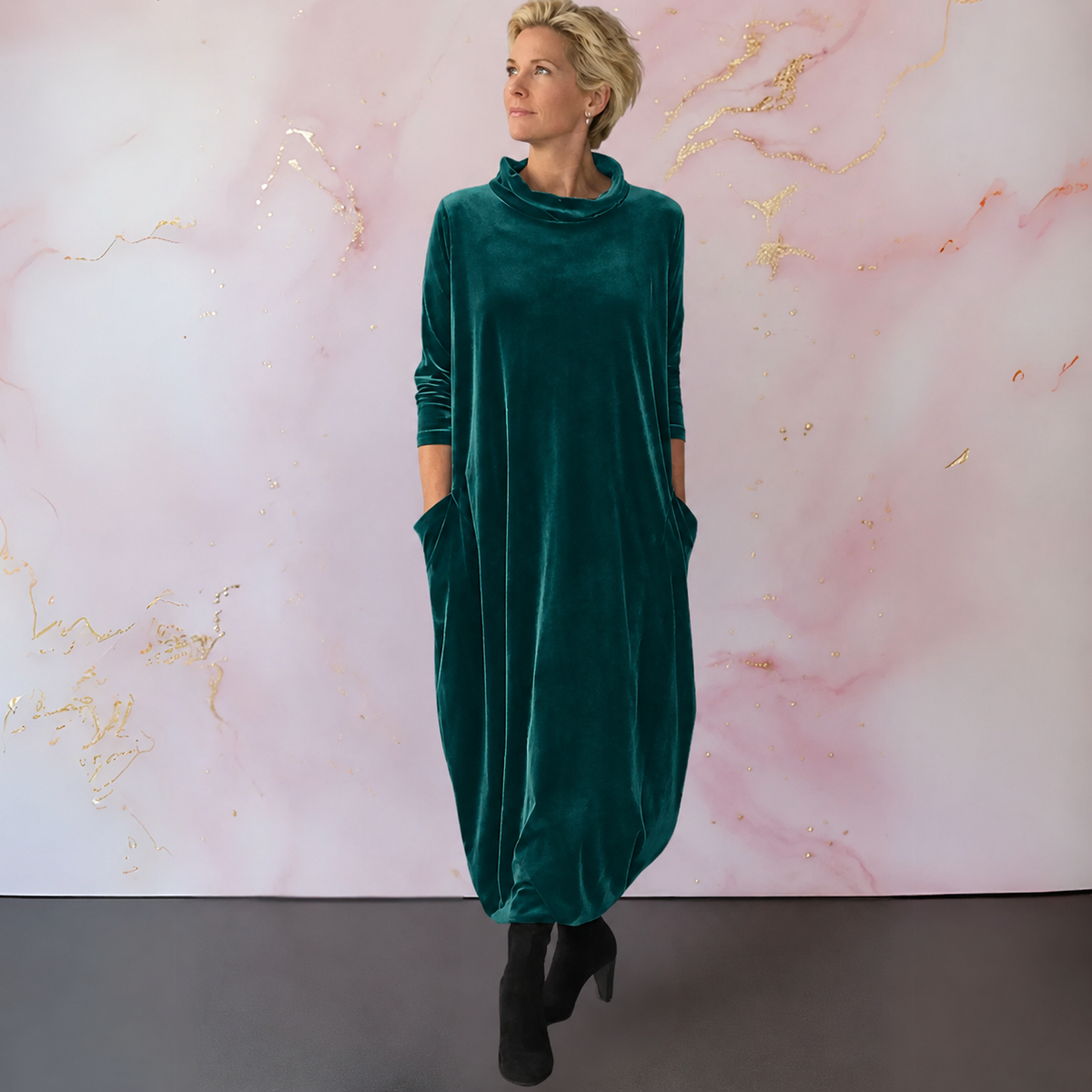 Leona - Velvet Maxi Dress