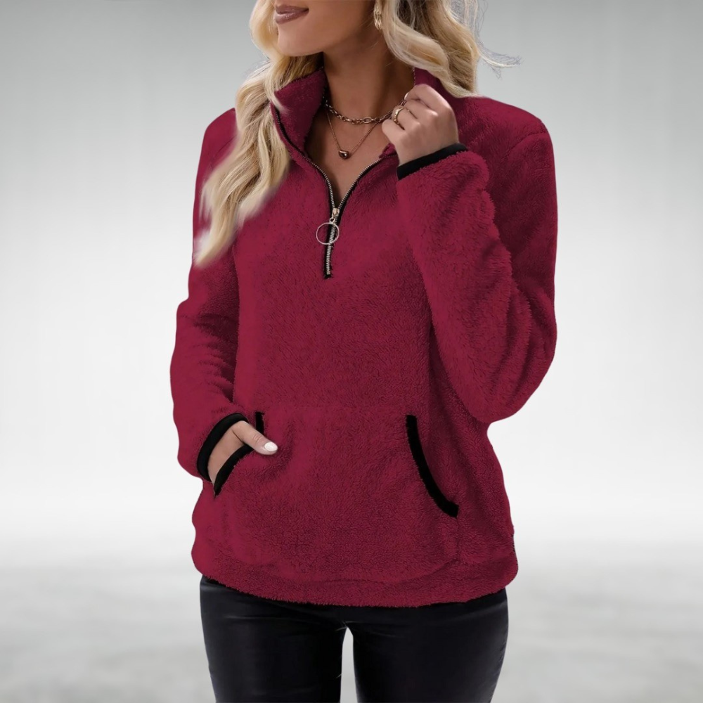 Luna Cozy Half-Zip Pullover