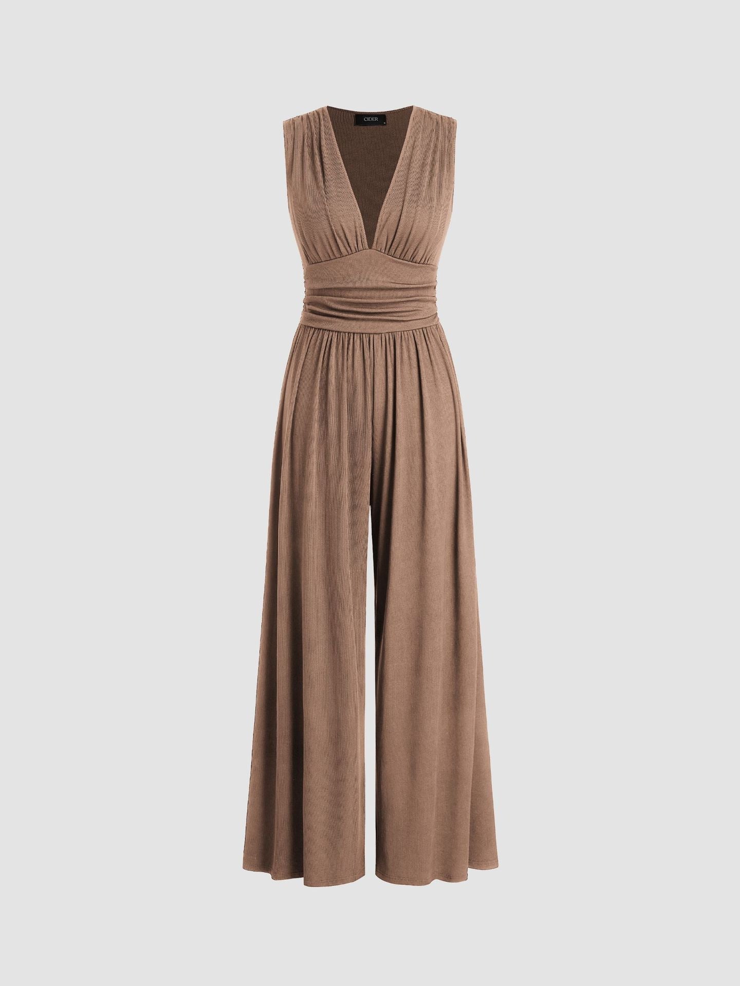 Senna's Chic Sleeveless Wide-Leg Jumpsuit