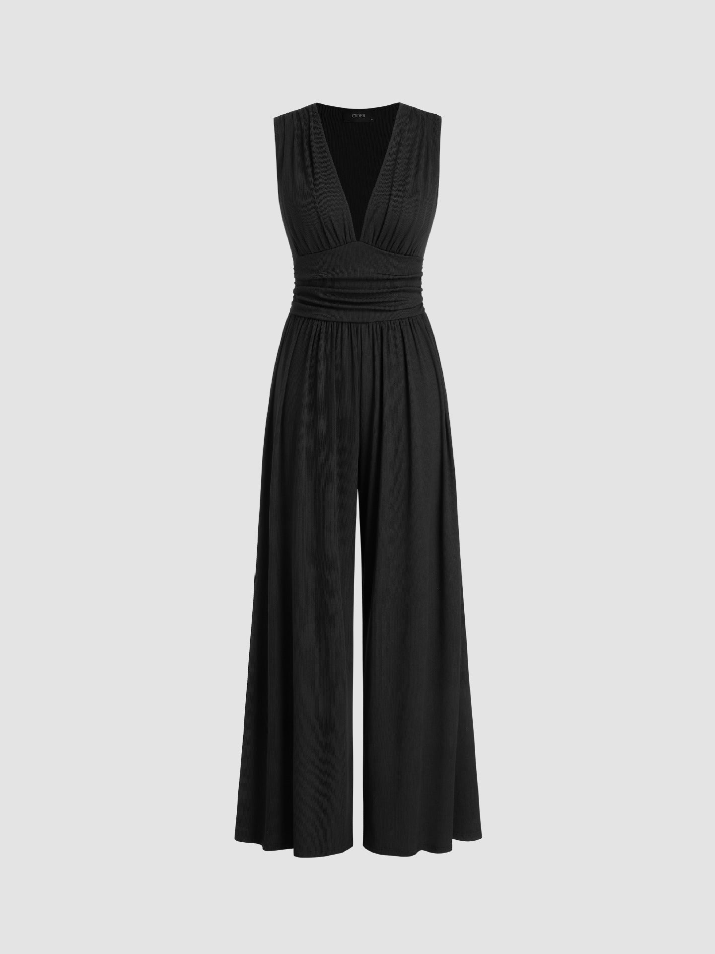 Senna's Chic Sleeveless Wide-Leg Jumpsuit