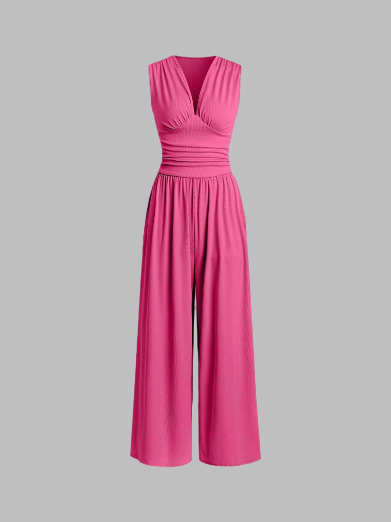 Senna's Chic Sleeveless Wide-Leg Jumpsuit