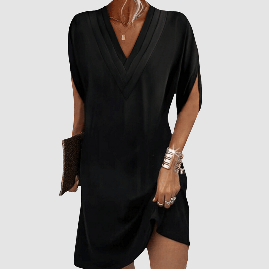 Alysa - Elegant Half-Sleeve Dress