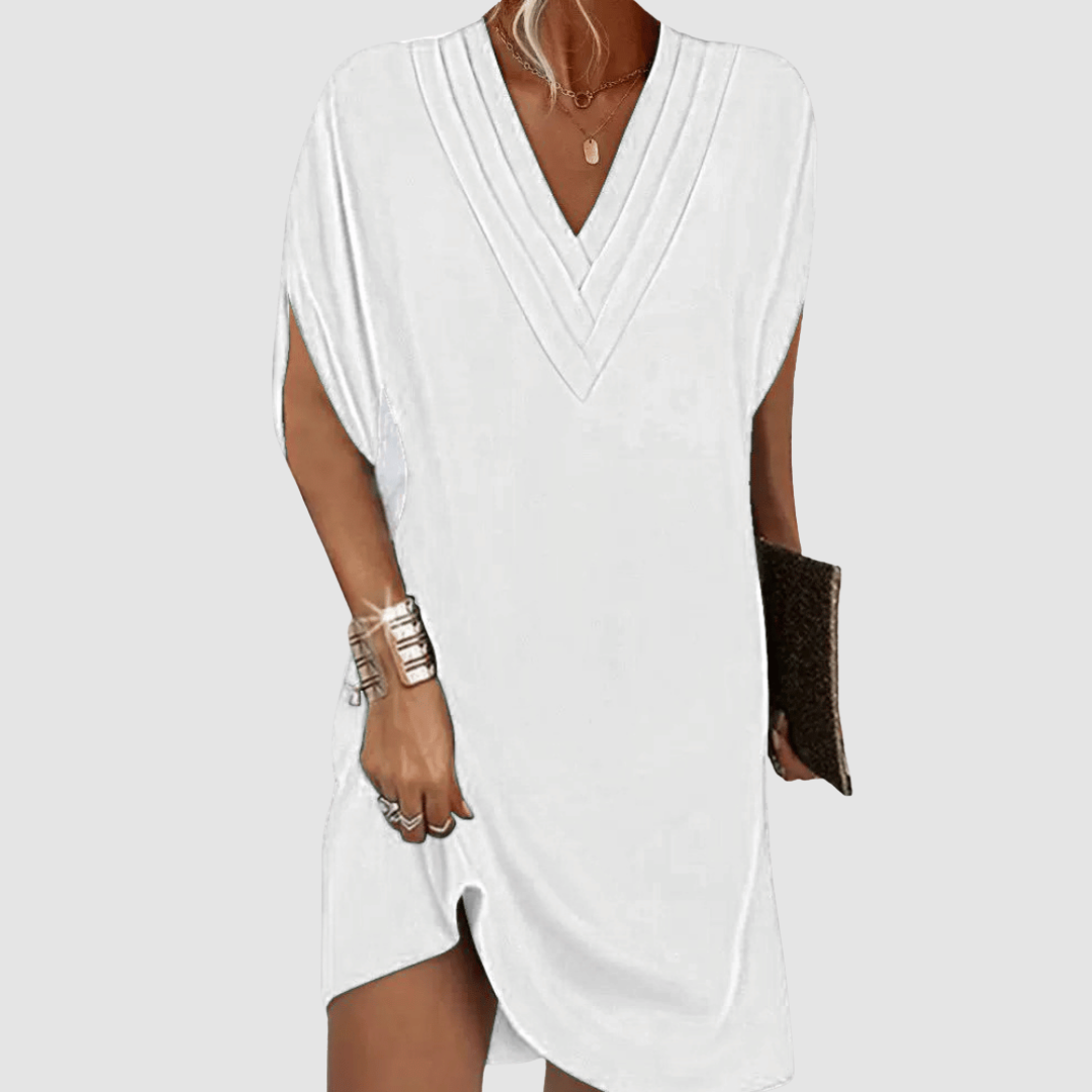 Alysa - Elegant Half-Sleeve Dress
