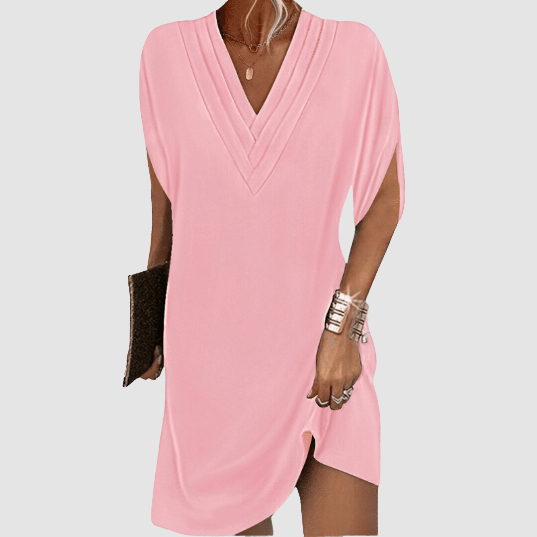 Alysa - Elegant Half-Sleeve Dress