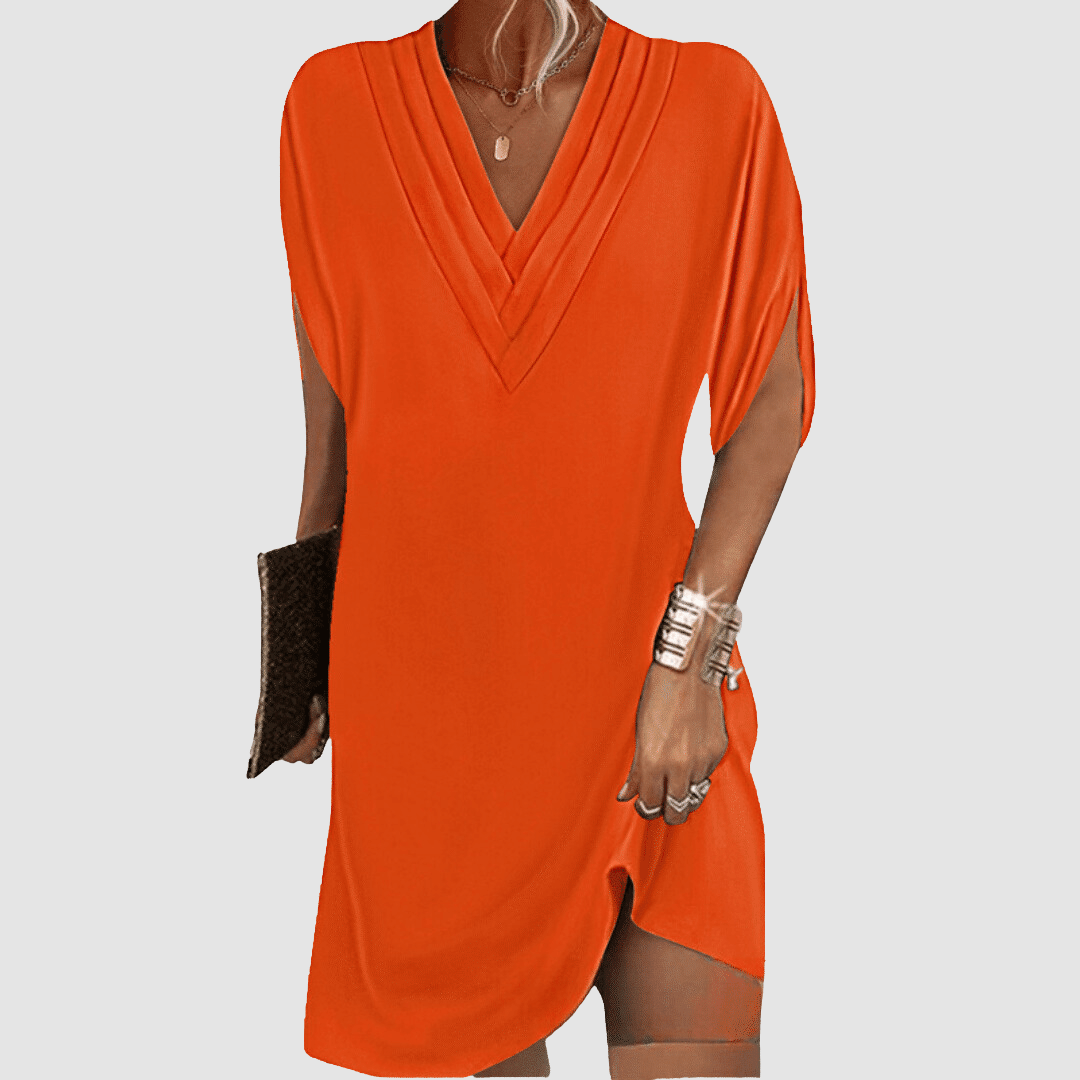 Alysa - Elegant Half-Sleeve Dress