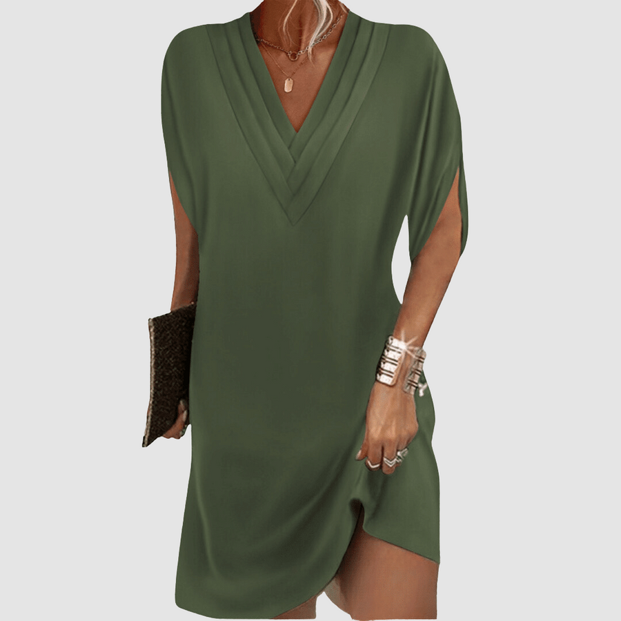 Alysa - Elegant Half-Sleeve Dress