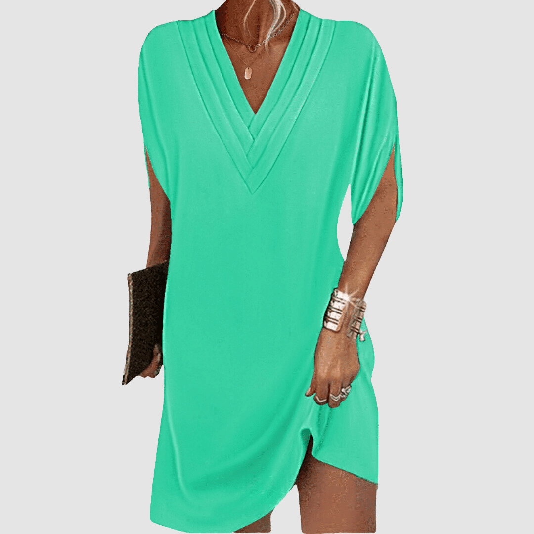 Alysa - Elegant Half-Sleeve Dress
