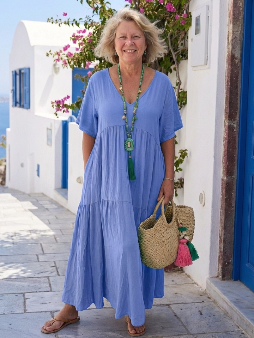 Isabelle™ | Boho Dress Santorini
