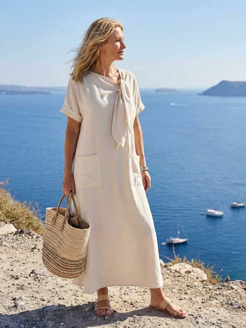 Mathilde™ | Elegant Dress Santorini