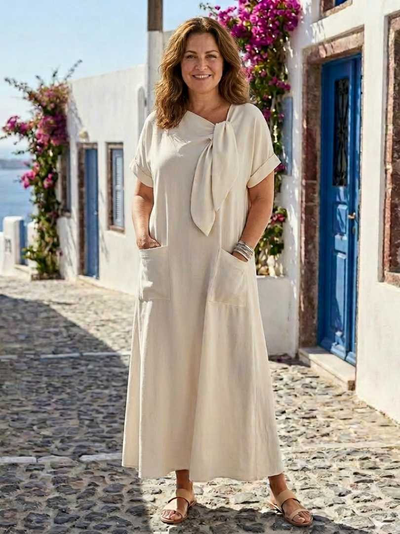 Mathilde™ | Elegant Dress Santorini