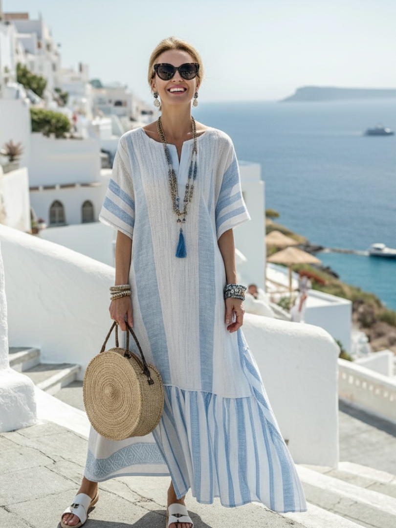 Adeline™ | Boho Dress Santorini