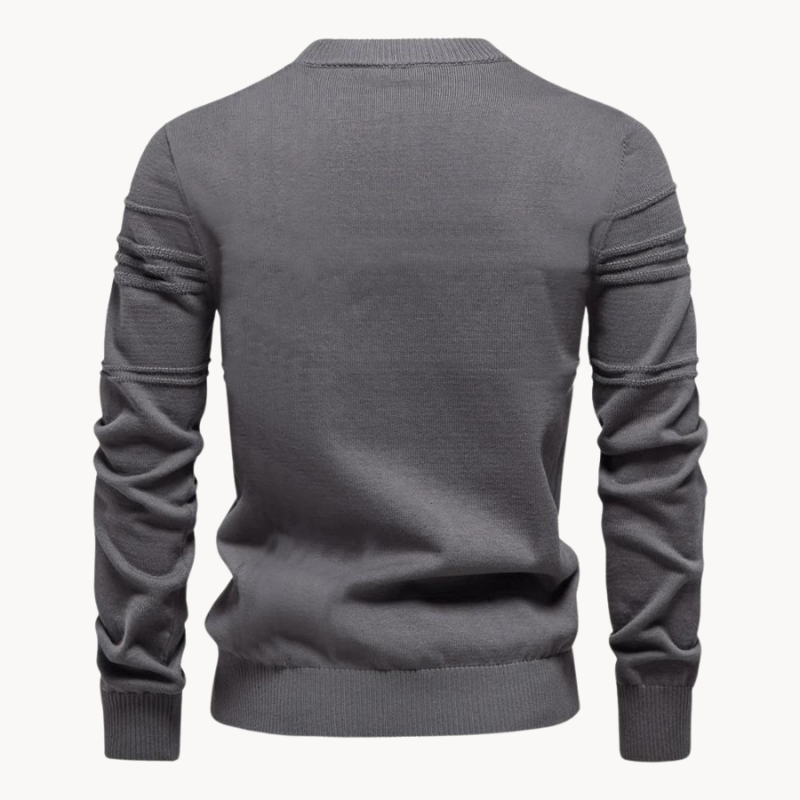 Laluna® | Katoenen Herentrui Met Streepdesign