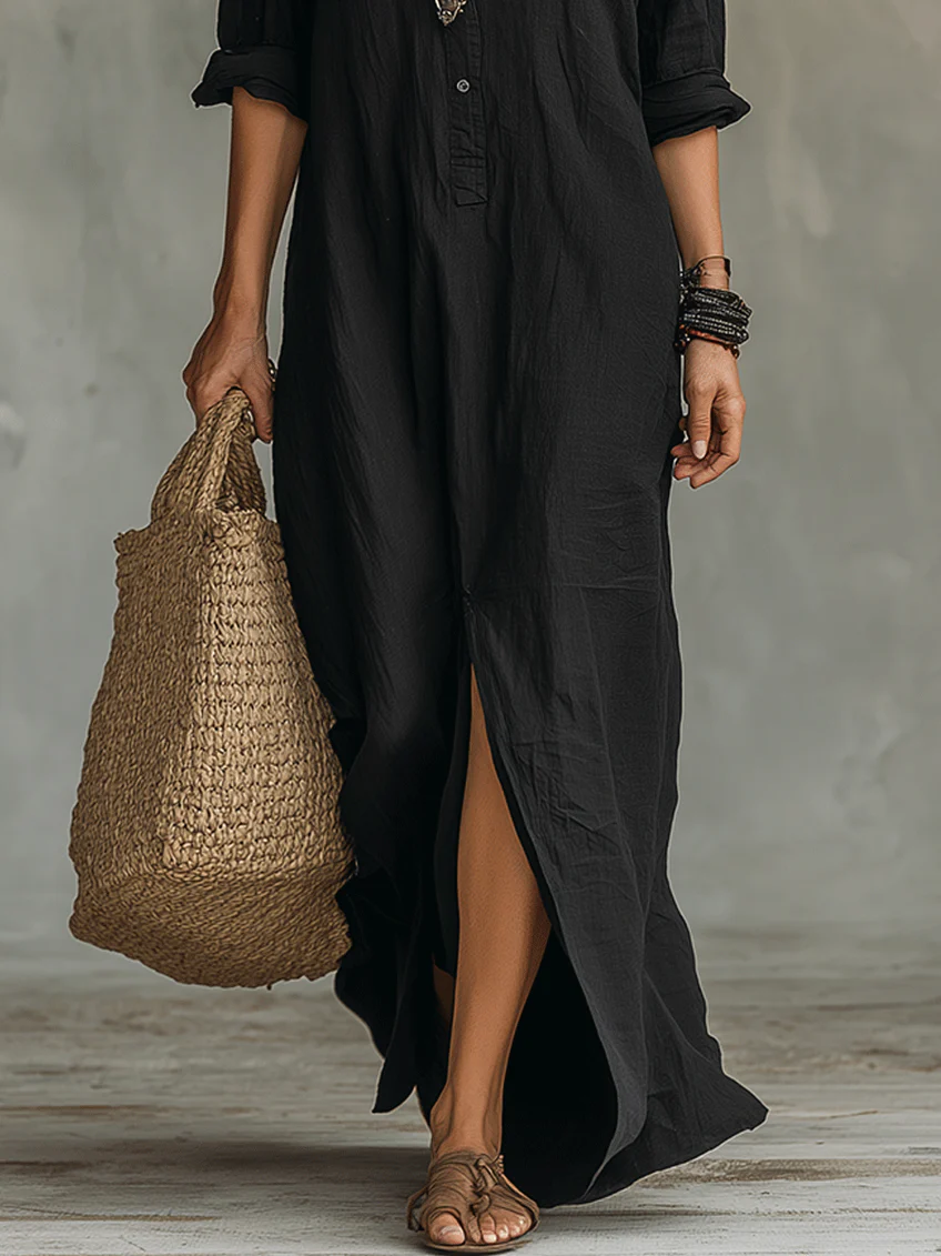 Andie – Flowing Black Maxi Dress