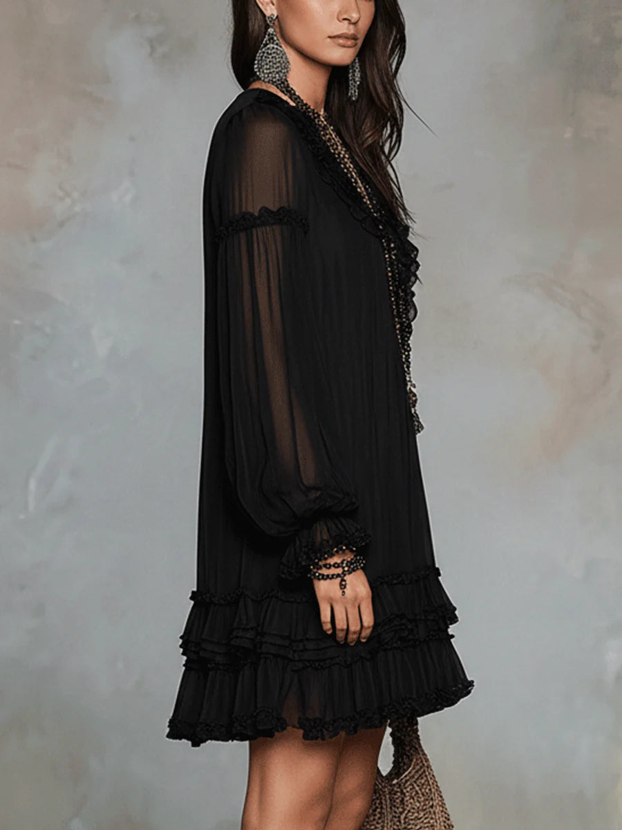 AURELIA | RUFFLE DRESS