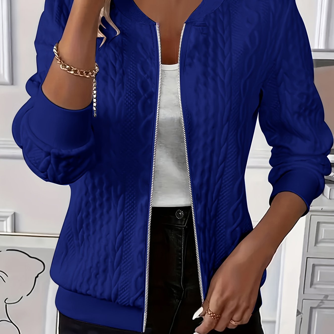 Sienna Knit Zip Jacket