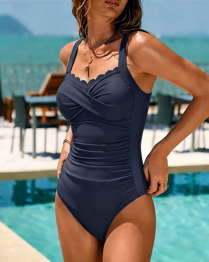 Tessy – Cross-Waist Shaping Swimsuit