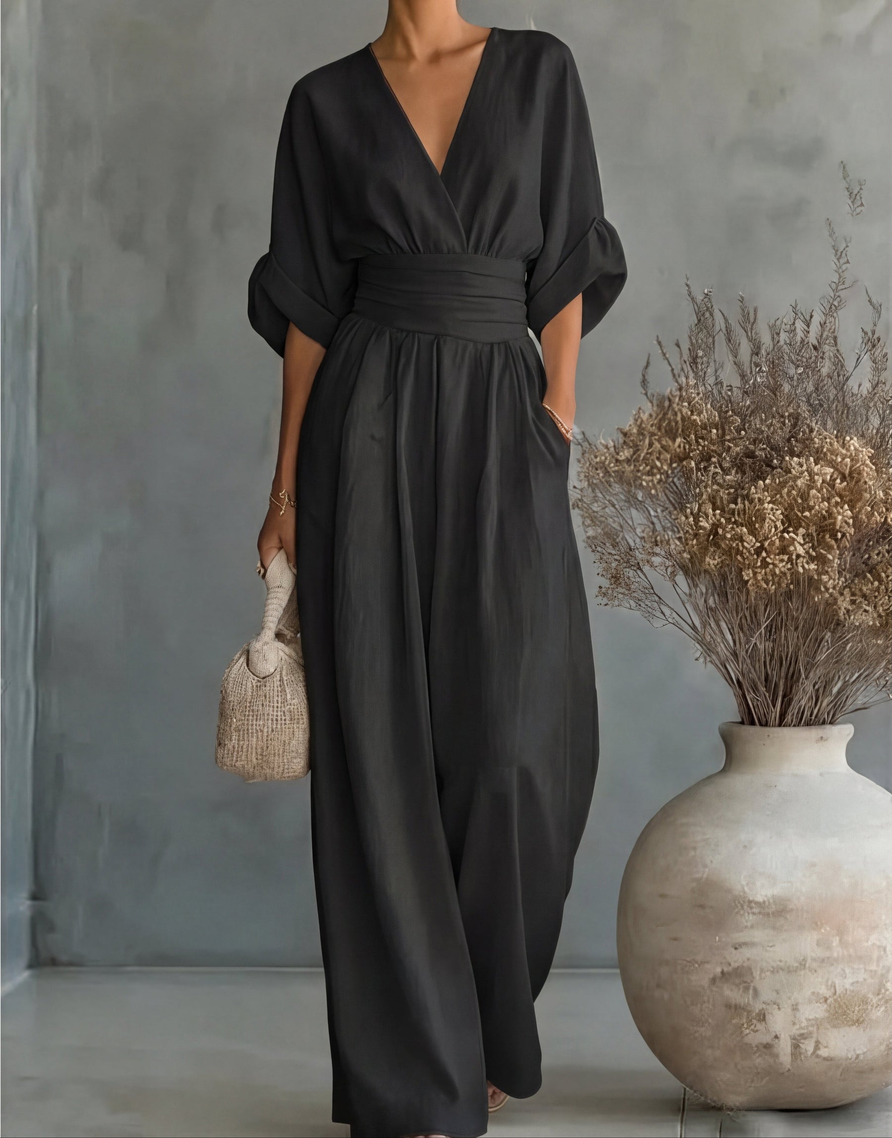 Celeste - Elegant Wide-Leg Jumpsuit