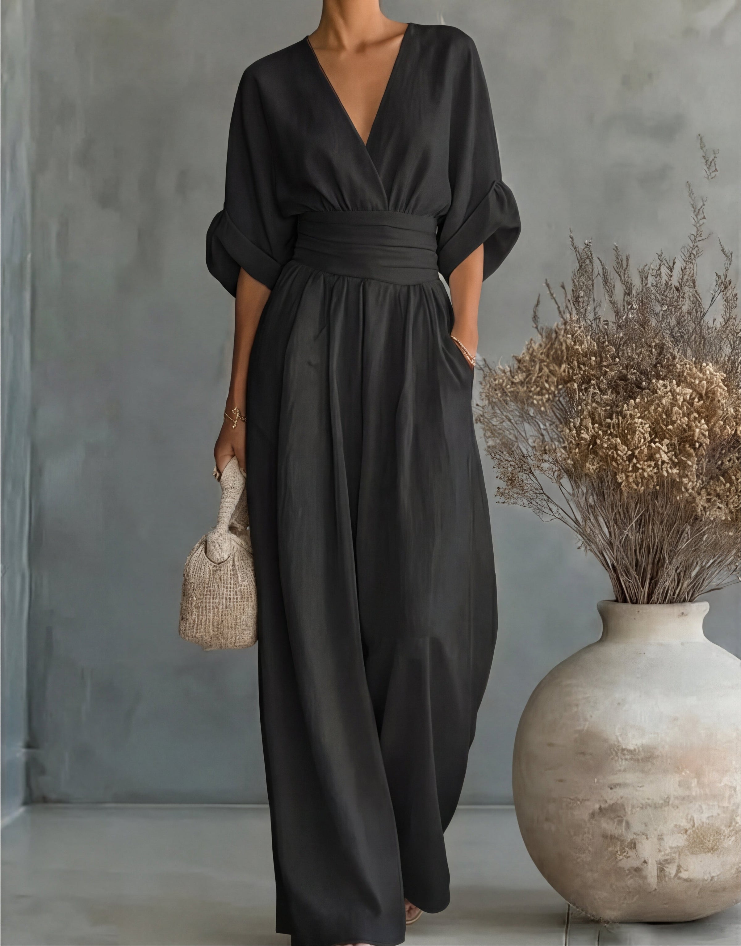 Celeste - Elegant Wide-Leg Jumpsuit