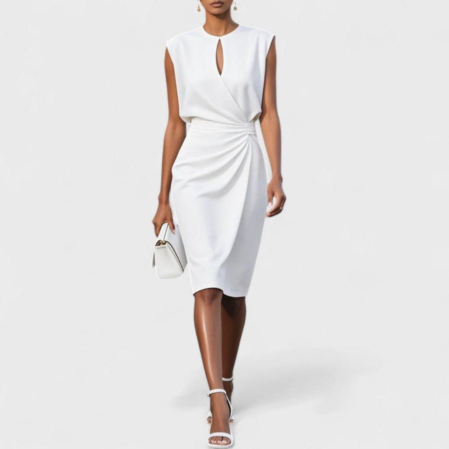 Zalie – Midi Dress with Refined Details