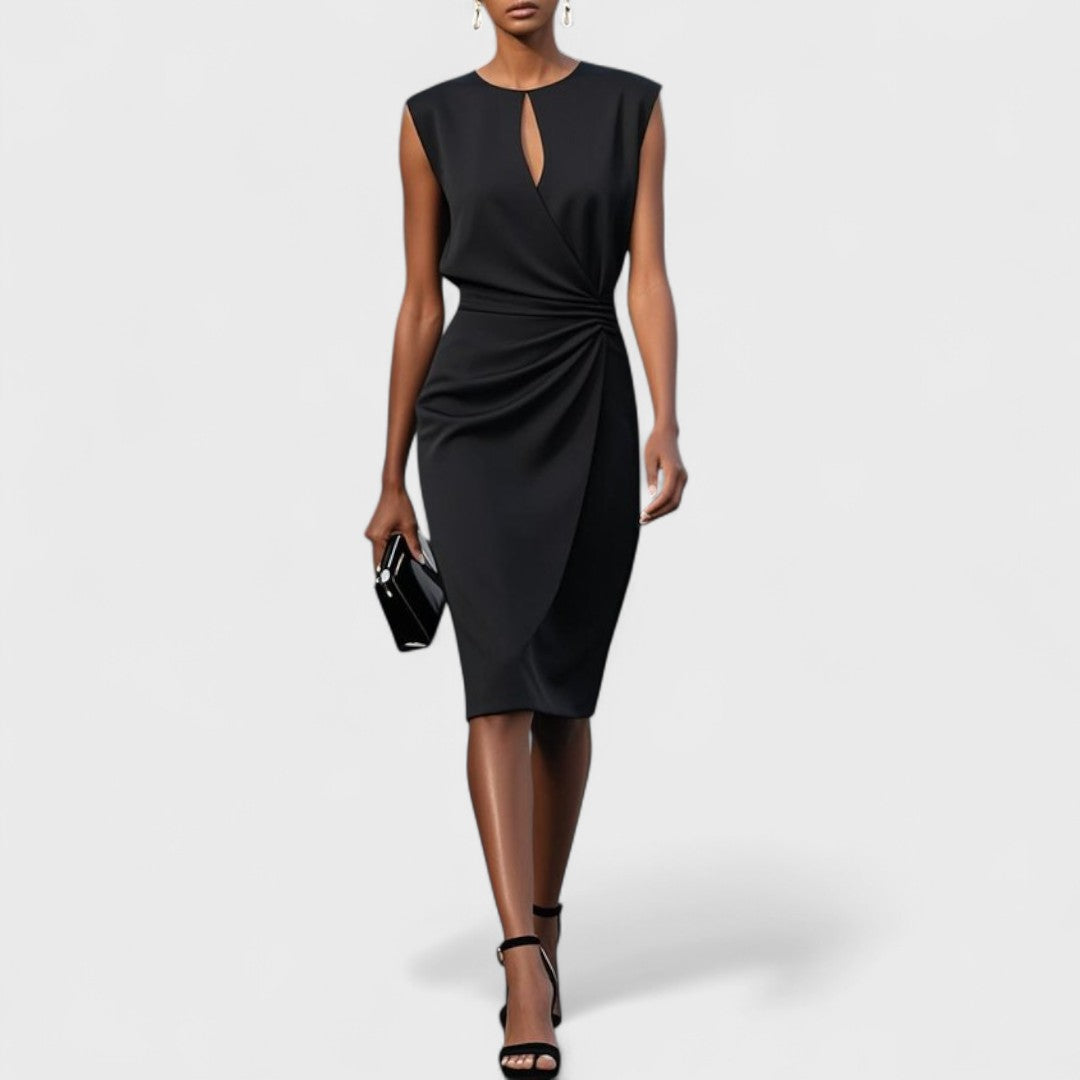 Zalie – Midi Dress with Refined Details